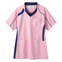 住商モンブラン スクラブ 兼用 半袖 コスモスピンク/ネイビー 8L MS301-0209 1枚（直送品）