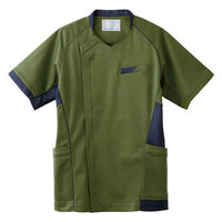 住商モンブラン スクラブ 兼用 半袖 オリーブ/ネイビー S MS401-3283 1枚（直送品）