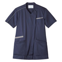 住商モンブラン スクラブ 兼用 半袖 ネイビー/グレー ML MS003-8391 1枚（直送品）