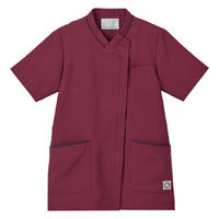 住商モンブラン スクラブ 兼用 半袖 ワインレッド/ミッドナイトブルー 5L MS010-7283 1枚（直送品）