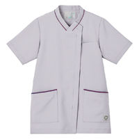 住商モンブラン スクラブ 兼用 半袖 スノーグレー/グレープパープル 5L MS010-9153 1枚（直送品）