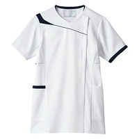 住商モンブラン スクラブ レディス 半袖 白/ネイビー 4L MS354-0109 1枚（直送品）