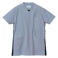 住商モンブラン スクラブ 兼用 半袖 ライトブルー/ネイビー 5L MS008-2182 1枚（直送品）