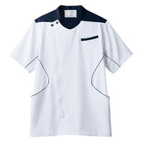 住商モンブラン ジャケット メンズ 半袖 白/ネイビー M MJ558-0109 1枚（直送品）