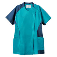 住商モンブラン スクラブ レディス 半袖 ターコイズ/ブルー 9L MS355-43 1枚（直送品）