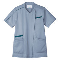 住商モンブラン スクラブ 兼用 半袖 ライトブルー/アクアマリン 4L MS003-2123 1枚（直送品）