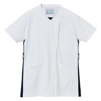 住商モンブラン スクラブ 兼用 半袖 白/ネイビー 6L MS008-0182 1枚（直送品）