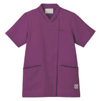 住商モンブラン スクラブ 兼用 半袖 グレープパープル/ミッドナイトブルー 8L MS010-5383 1枚（直送品）