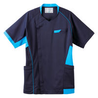 住商モンブラン スクラブ 兼用 半袖 ダークネイビー/ブルー S MS401-8322 1枚（直送品）