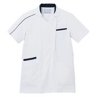 住商モンブラン スクラブ 兼用 半袖 白/ネイビー 9L MS009-0183 1枚（直送品）