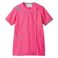 住商モンブラン スクラブ レディス 半袖 ホットピンク/グレー M MS354-4240 1枚（直送品）