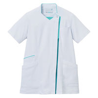 住商モンブラン スクラブ 兼用 半袖 白/ターコイズ/ターコイズ 3L MS007-0133 1枚（直送品）