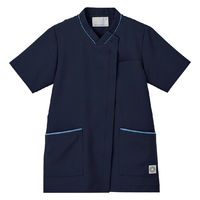 住商モンブラン スクラブ 兼用 半袖 ミッドナイトブルー/ミストブルー 7L MS010-8321 1枚（直送品）