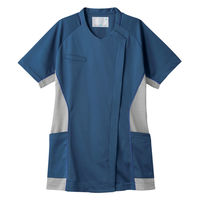 住商モンブラン スクラブ レディス 半袖 ブルー/グレー SS MS356-30 1枚（直送品）