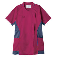 住商モンブラン スクラブ レディス 半袖 バーガンディ/ネイビー M MS356-89 1枚（直送品）