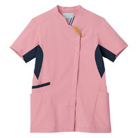 住商モンブラン スクラブ 兼用 半袖 ピンク/ネイビー 5L RS004-1283 1枚（直送品）