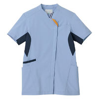 住商モンブラン スクラブ 兼用 半袖 サックス/ネイビー M RS004-2183 1枚（直送品）