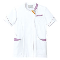 住商モンブラン ジャケット 兼用 半袖 白/ラベンダー ML RJ001-0151 1枚（直送品）