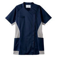 住商モンブラン スクラブ レディス 半袖 ネイビー/グレー 3L MS356-90 1枚（直送品）