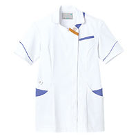 住商モンブラン ジャケット レディス 半袖 白/バイオレット L RJ500-0152 1枚（直送品）