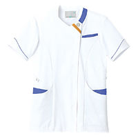 住商モンブラン ジャケット 兼用 半袖 白/バイオレット ML RJ001-0152 1枚（直送品）