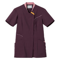 住商モンブラン スクラブ 兼用 半袖 ワイン/ピンク 9L RS003-7212 1枚（直送品）