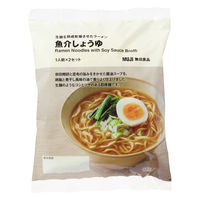 無印良品 生麺を熟成乾燥させたラーメン 魚介しょうゆ １人前×２セット 良品計画