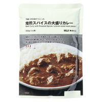 無印良品 不揃いの牛肉でつくった焙煎スパイスの大盛りカレー ３００ｇ（１人前） 良品計画
