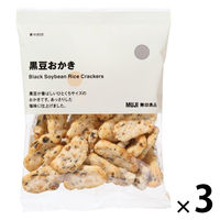 無印良品 黒豆おかき ３７ｇ1セット（1袋×3） 良品計画