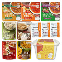 7種の野菜スープセット 5年保存 非常食セット スープ カゴメ 保存食 防災食 HOTPLUS PEACEUP（直送品）