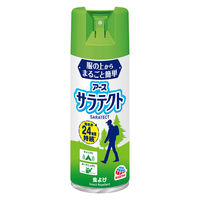 虫よけスプレー 衣類 対策 服の上からサラテクト 400mL 大容量 1本 アウトドア キャンプ 蚊よけ ディート アース製薬