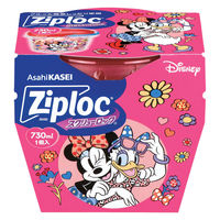 （数量限定）ジップロック スクリューロック 食品保存容器 ディズニー 730ml 電子レンジ可 1個 旭化成
