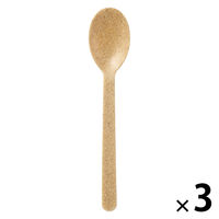 無印良品 ヤシの端材を使った スプーン 約１７ｃｍ 1セット（1本×3） 良品計画