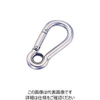 水本機械製作所 水本 ステンレス スナップフックA型（リング付） 線径3mm 長さ38mm B-2563 1個 205-0332（直送品）