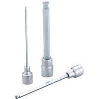 TONE ロングボールポイントヘキサゴン 対辺寸法3mm 差込角9.5mm 長さ125mm 3BH-03LHP 1個 864-2154（直送品）