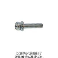 SUNCO 三価ホワイト （+）ナベI＝4（ウス板 4 × 18 （800本入） 261-0169（直送品）