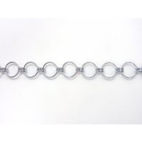 ニッサチェイン アルミカラーチェン 30m 銀 AR316-SV 1本 128-0196（直送品）