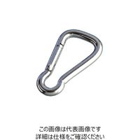 水本機械製作所 水本 ステンレス スナップフックBD型 線径10mm長さ100mm BD-10 1個 849-1113（直送品）