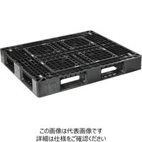 日本プラパレット パレット LA-1210RR ブラツク 1P（直送品）