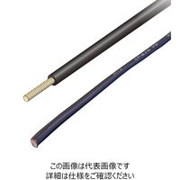 因幡電機産業 JAPPY 電気機器用ビニル絶縁電線 KIV 5.5SQーJP クロ 1巻(100m)（直送品）