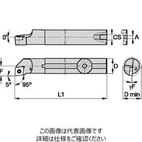 WIDIA 内径用旋盤ホルダー（3883285） A08J-SCLCR06 1本（直送品）