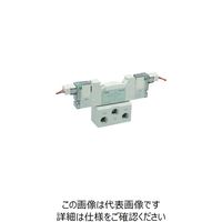 CKD 電磁弁 パイロット式5ポート弁 ベース配管 4GB129R-00-E2-3 1台(1個) 124-5721（直送品）