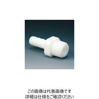 フロンケミカル PTFE ハーフオスチューブジョイント 竹の子外径4φ×R1/8 NR0078-001 734-6859（直送品）