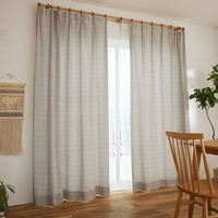 スミノエ コルネ セミオーダー カーテン グレンティ 2600×2100mm ブラウン １セット(2枚入)（直送品）