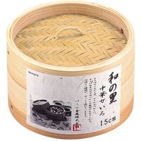 パール金属 中華せいろ　セイロ　15cm　蒸し器　竹　木 148862 1個（取寄品）