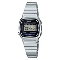 カシオ 腕時計 デジタル LA670WA-1A2JF 日常生活用防水 シルバー 1個