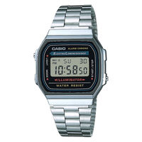 カシオ 腕時計 デジタル A168WA-1A2WJR 日常生活用防水 シルバー 1個