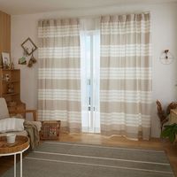 スミノエ コルネ セミオーダー カーテン アルディ 2000×2150mm ベージュ １セット(2枚入)（直送品）