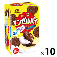 チョコレート菓子 個包装 お配り菓子 ミニエンゼルパイ　バニラ　8個入 1セット（1個×10）