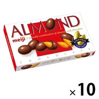 アーモンドチョコレート 10箱 明治 チョコレート
